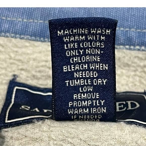 Saddlebred Denim Lined Button Down‎ Shirt Jacket Blue Warm Men Size XL - Picture 7 of 8